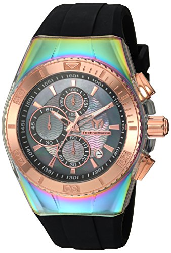 Technomarine Men's TM-115367 Cruise Analog Display Quartz Black Watch
