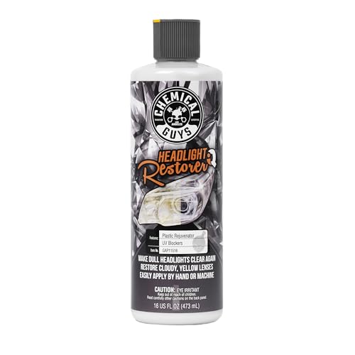 Chemical Guys Headlight Restore and Protect - Cleans, Restores Clarity, and Protects Headlights from Future Fading, Safe for Cars, Trucks, SUVs, Motorcycles, RVs, and More - 16 oz