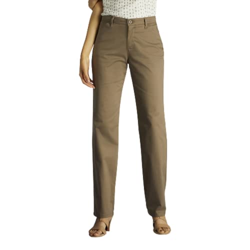 Lee Women's Relaxed Fit All Day Straight Leg Pant Deep Breen 10