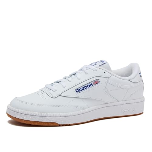 Reebok Tênis unissex Club C 85, Int-white/Royal-gum, 3.5