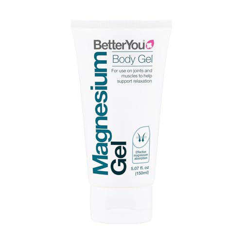 BetterYou Magnesium Body Gel | Pure, Clean, and Natural Source of Magnesium Chloride | Transdermal Magnesium Body Gel | for Use On Joints and Muscles | 150ml
