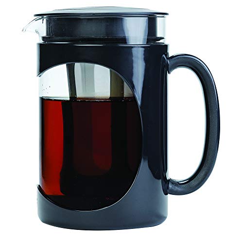 Primula Burke Deluxe Cold Brew Iced Coffee Maker, Comfort Grip Handle, Durable Glass Carafe, Removable Mesh Filter, Perf