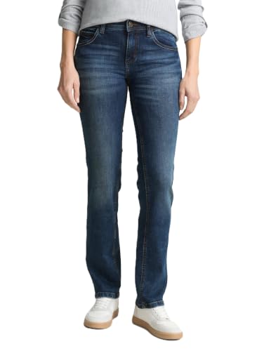 (-50%) TOM TAILOR Damen 1008119 Alexa Straight Jeans, 10281 - Mid Stone Wash Denim, 29W / 30L EU