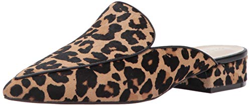 Cole Haan Women's Piper Mule Loafer, Ocelot Hair Calf Print, 7.5 B US
