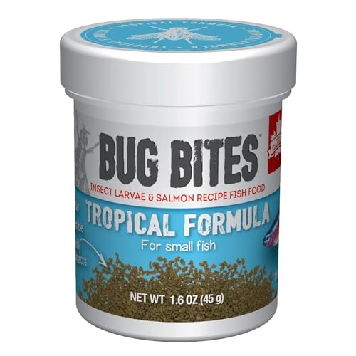 Fluval Bug Bites Tropical Fish Food Fish An insect-based fish food formula that is