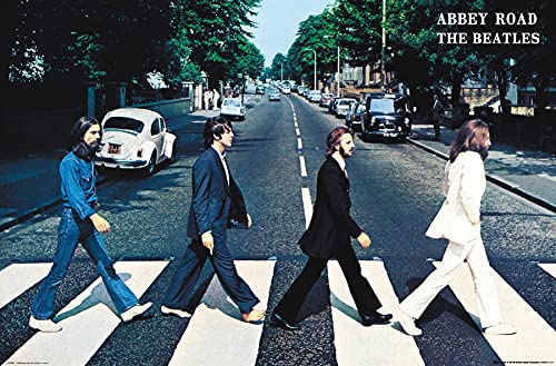 Trends International Beatles-Abbey Road Wall Poster, 22.375" x 34", Unframed Version, Bedroom