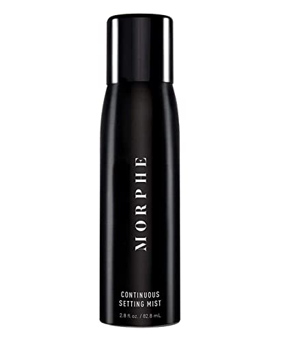 Morphe Continuous Setting Mist - Micro-Fine Makeup Setting Spray with a Natural Radiant Finish - Helps Makeup Resist Caking or Fading & Increases Wear of Foundation (2.8 fl oz)