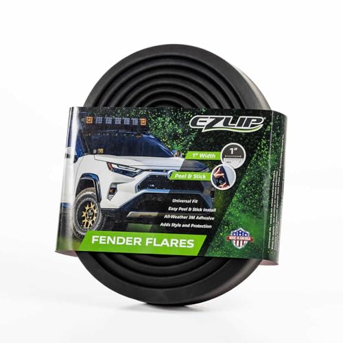 EZ Flares - Universal Offroad Flexible Foam Rubber Fender Flares 1-inch Extension
