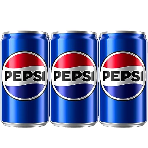 Pepsi Cola Soda Pop, 7.5oz Mini Cans (6 Pack)