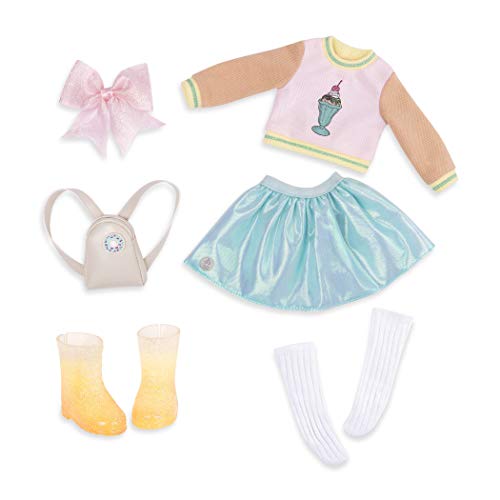 Glitter Girls – 14-Inch Doll Clothes – Sweet Dazzle Tutu & Sweater Deluxe Outfit - For Girls 3+ Years – Children’s Toys