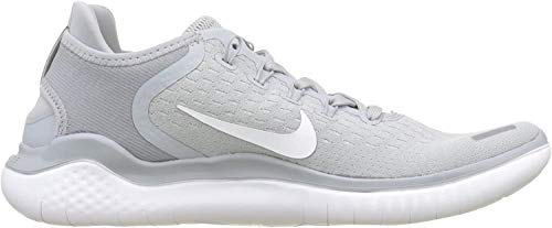 NIKE Free Rn 2017, Unisex Sneaker, Grey Wolf Grey White White Volt 003, 10