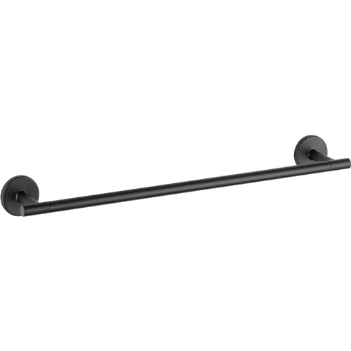 Delta 75918 Trinsic 18" Wall Mounted Towel Bar, Matte Black