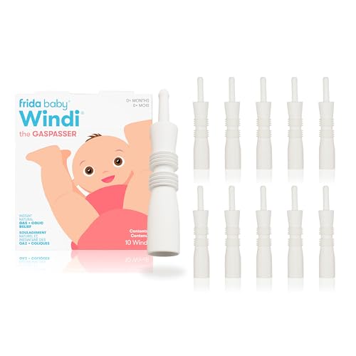 Frida Baby Windi Gas Passer, Baby Gas Relief, Made in USA, 100% Natural, Safe & Effective Instant Relief for Babies & Infants, 20ct