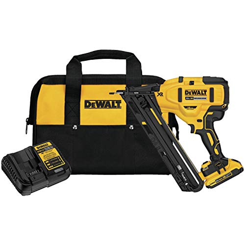 DEWALT DCN650D1 20V MAX 15-Gauge Angled Finish Nailer Kit