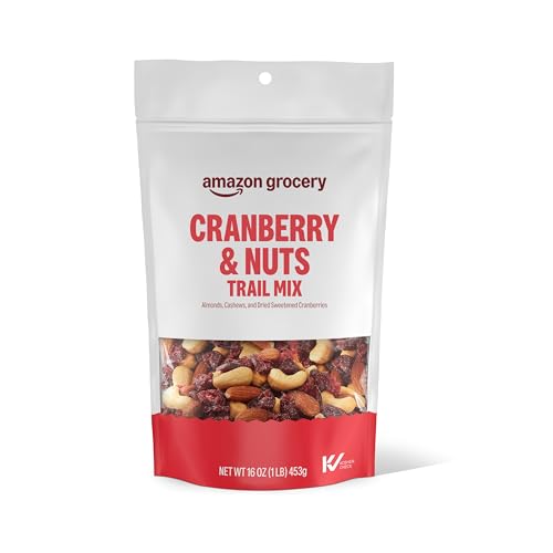 Amazon Brand - Happy Belly Cranberry & Nuts, Trail Mix, 1 pound (Pack of 1)