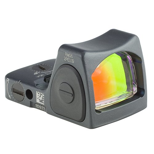 Trijicon RM06-C-700694 RMR Type 2 Adjustable LED Sight, 3.25 MOA Red Dot Reticle, Cerakote Sniper Gray