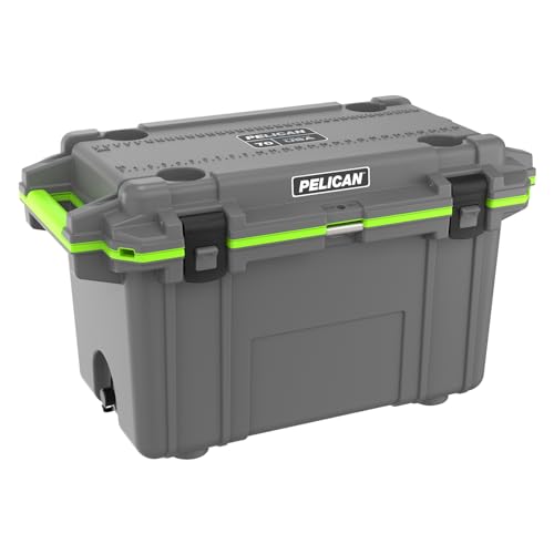 Pelican Elite 70 QT Cooler (Dark Gray/Green)