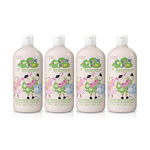 Baylis & Harding Funky Farm Kids Bathtime Bath and Shower Gel 1 Litre, - Vegan Friendly
