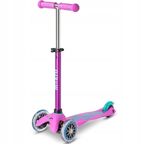 Mini Deluxe 3-Wheeled, Lean-to-Steer, Swiss-Designed Micro Scooter for Kids, Ages 2-5 (Lavender)…