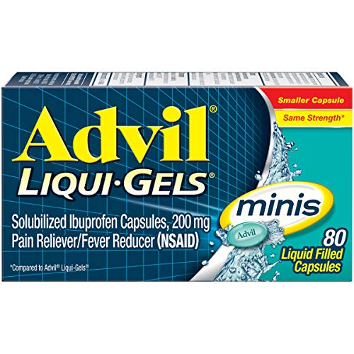 Advil Liqui-Gels Minis Pain Reliever Ibuprofen 200mg 80ct