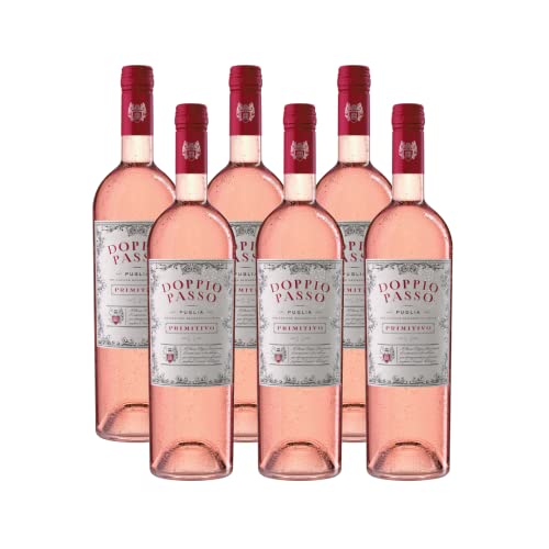 (-31%) Doppio Passo Primitivo Rosato, Roséwein Italien (6 x 0,75l)