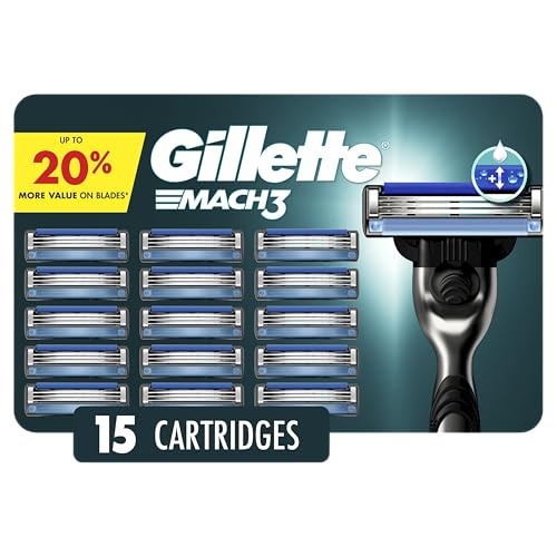 Gillette Mach3 Razor Blades 15 Count