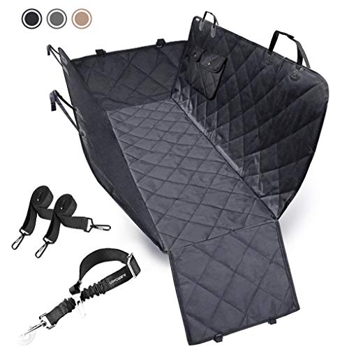 URPOWER Dog Car Seat Cover for Pets 100% Waterproof Seat Cover Hammock 600D Heavy Duty Scratch Proof Nonslip Durable Sof