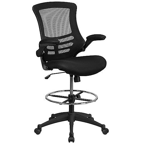 Flash Furniture Kelista Mid-Back Ergonomic Drafting Chair