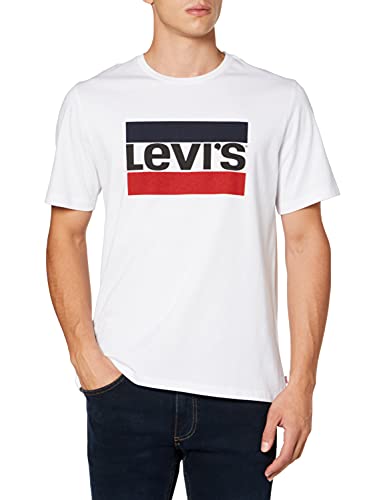 (-56%) Levi's Herren Sportswear Logo Graphic T-Shirt,White,L