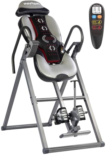 Innova ITM5900 Advanced Heat and Massage Inversion Therapy Table Best Inversion Table Easy to use,