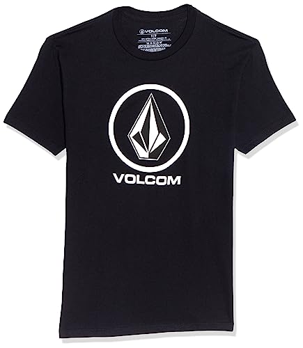 Volcom Men's Crisp Stone Short Sleeve Tee, black, Small
