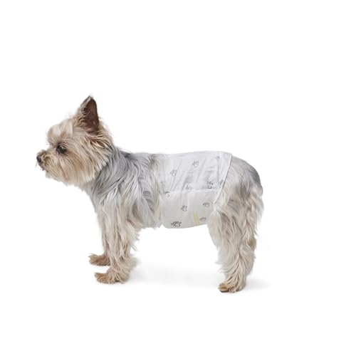 Amazon Basics Male Dog Diapers, 30 Count, X-Small, Ultra Absorbent Disposable Wrap with Secure Fit, Leakproof and Comfortable