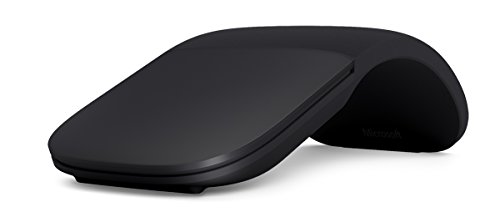 Microsoft Arc Mouse Bluetooth Wireless Slim Travel Mouse Black