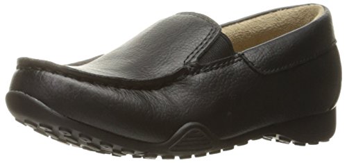 The Children's Place boys And Toddler Slip on Dress Shoe Ballet Flat, Black, 11 Toddler US