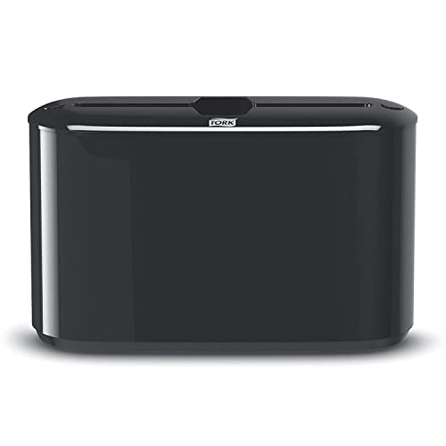 Tork Xpress Paper Towel Dispenser, Black, Single-Dispensing, Compatible with H2 Refills, Space-Saving Design (302028)