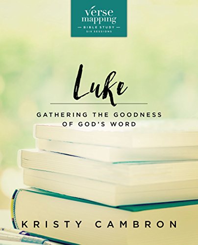 Verse Mapping Luke Bible Study Guide book cover