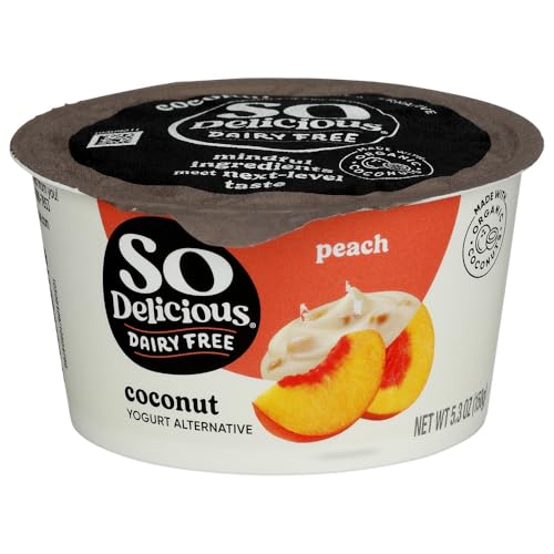 So Delicious, Peach Coconut Milk Yogurt, 5.3 Ounce