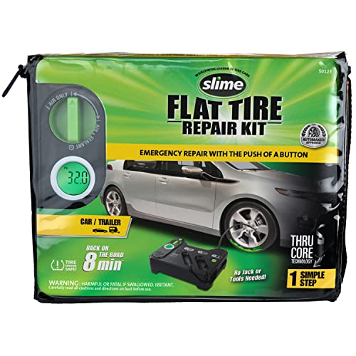 Slime 50123 Digital Flat Tire Repair Kit