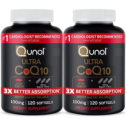 Ultra Coq10 100mg 3x Better Absorption Patented Water And Fat Soluble