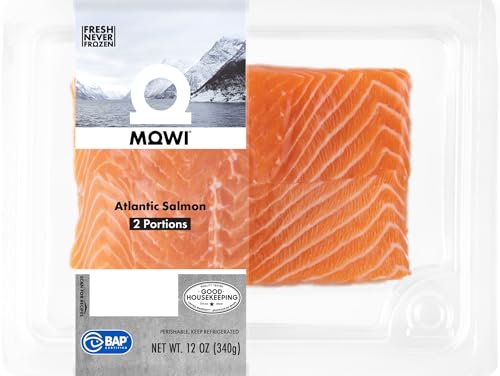 MOWI Atlantic Salmon 12oz, 2 Portions, Fresh Never Frozen