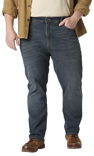 Levi Strauss Signature Gold Men's Regular Straight Fit Jeans, Bigfoot, 36W x 32L