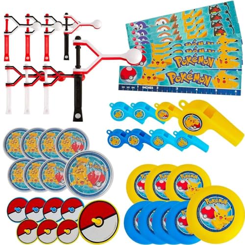 Amscan Pokemon Mega Mix Party Favors | 48 Pcs.