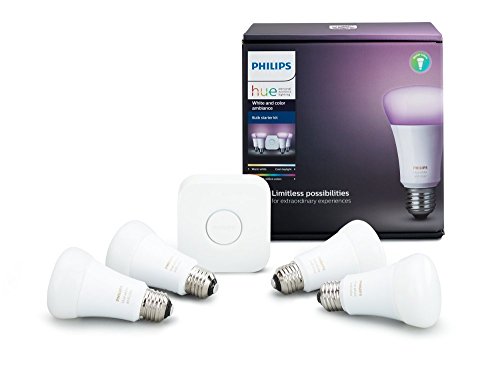 Philips Hue White and Color Ambiance A19 LED Smart Bulb