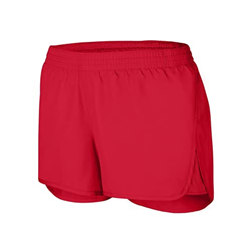 Augusta Sportswear Girls Wayfarer Shorts, Red, M