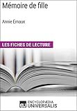 Mmoire De Fille Dannie Ernaux Les Fiches De Lecture Duniversalis French Edition