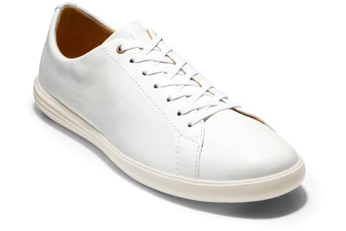 Cole Haan mens Grand Crosscourt Ii Sneaker, White Leather, 10.5 US