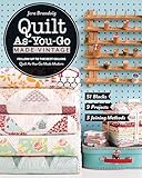 Quilt Asyougo Made Vintage 51 Blocks 9 Projects 3 Joining Methods English Edition