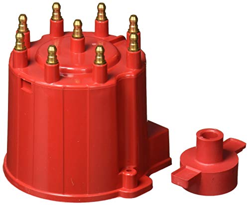 uxcell 8406 Car Ignition Distributor Cap and Rotor Kit External Coil for Chevrolet Suburban C1500 C2500 C3500 for GMC K1500 Jimmy 8 Cylinder Engine DC 12V