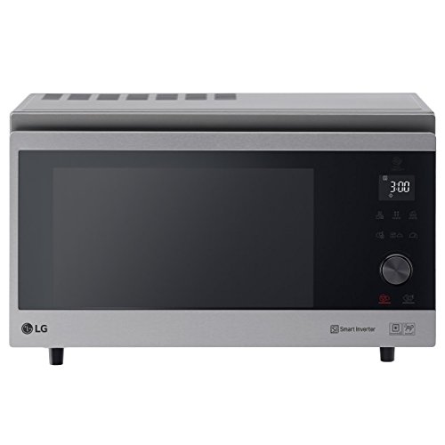 (-66%) LG Electronics MJ 3965 ACS Mikrowelle / 54.4 cm/Garprogramme mit Gewichtsautomatik/schwarz mit Edelstahl-Akzente