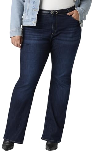 Levi Strauss Signature Gold Women's Modern Bootcut Jeans Mid-Rise Stretch Denim (Also Available in Plus), Stormy Sky-waterless, 14
